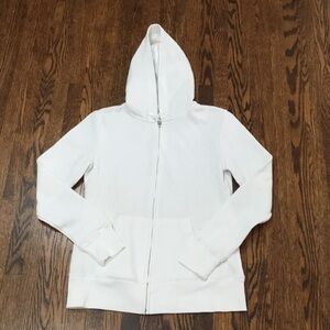Gilligan & O'Malley Off-White Zip-Up Jacket